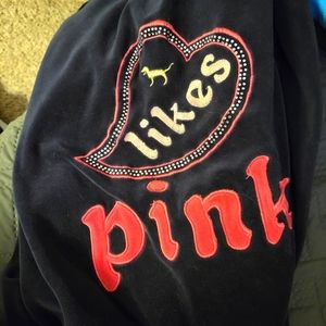 VS Pink zip up hoodie